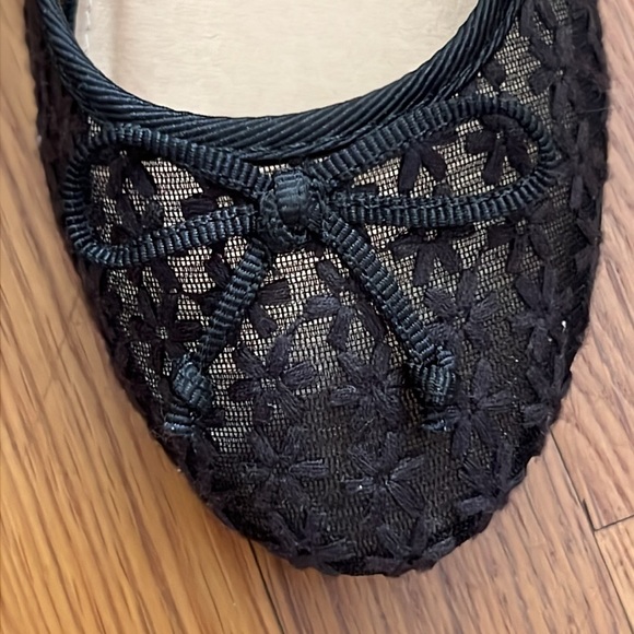 Soda Black Mesh Floral Ballet Flats_NWOT_Size 8 - Picture 3 of 6